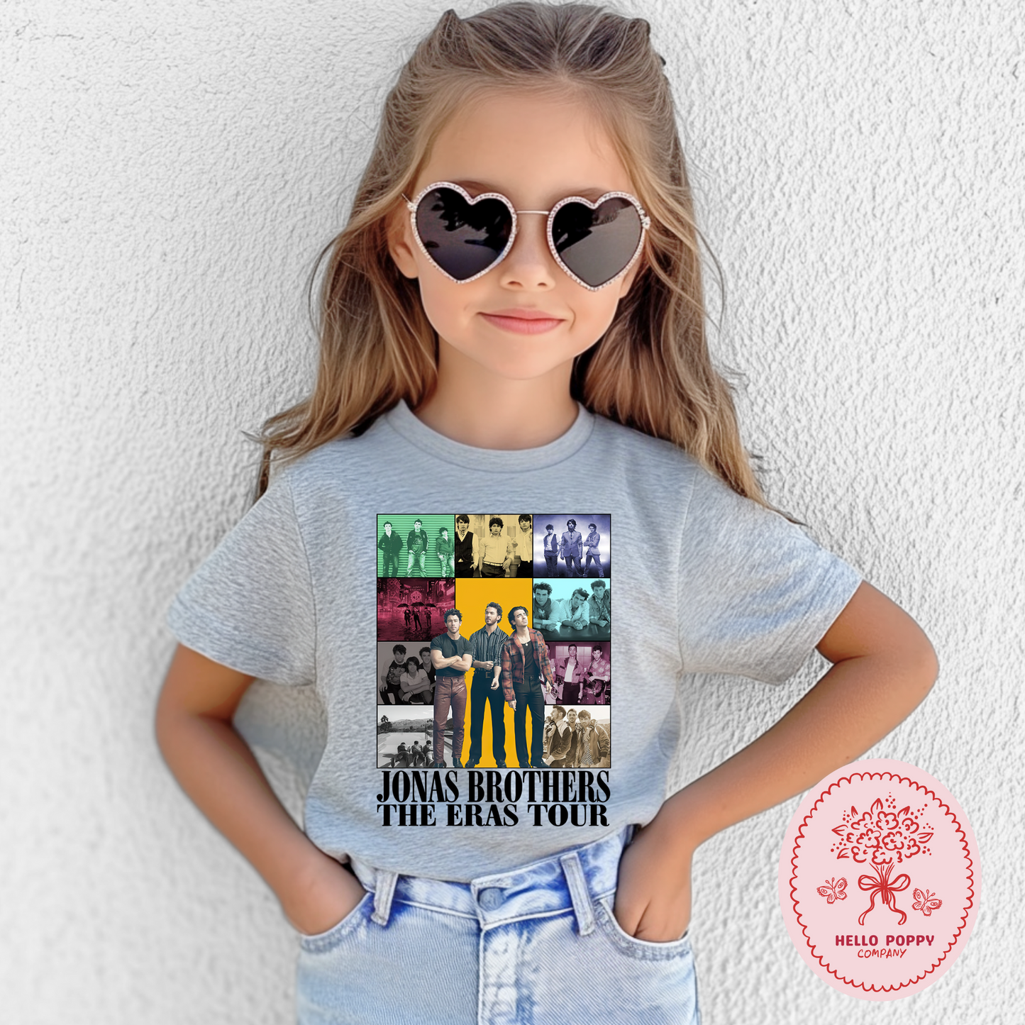 Jonas Brothers The Eras Tour (Black) T-Shirt - Youth