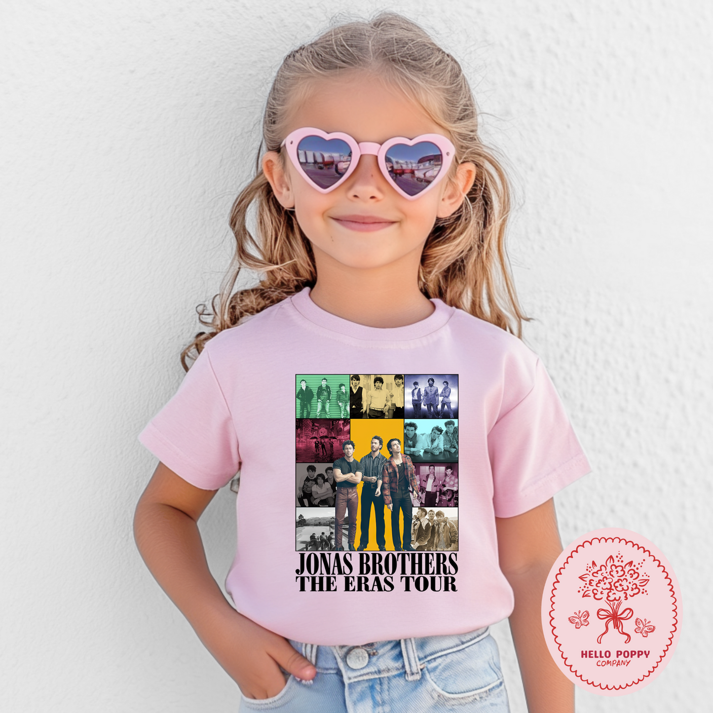 Jonas Brothers The Eras Tour (Black) T-Shirt - Youth