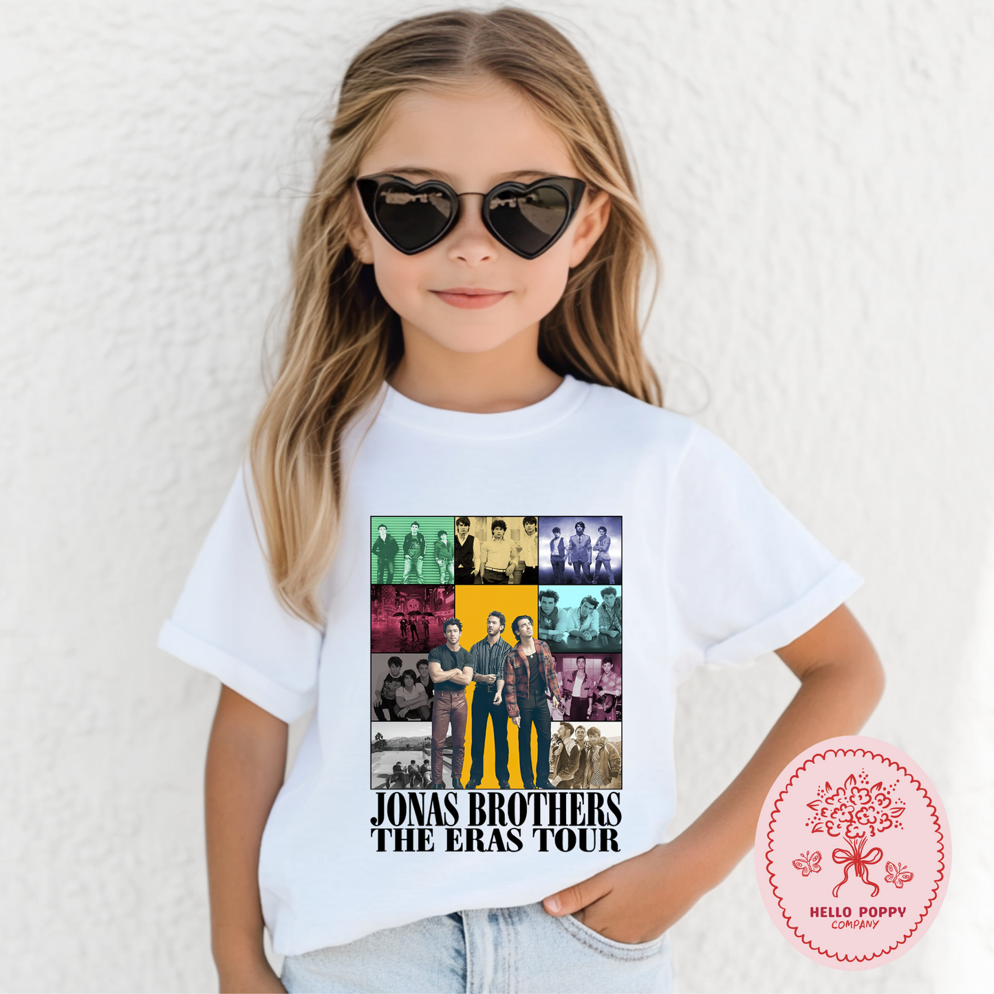 Jonas Brothers The Eras Tour (Black) T-Shirt - Youth