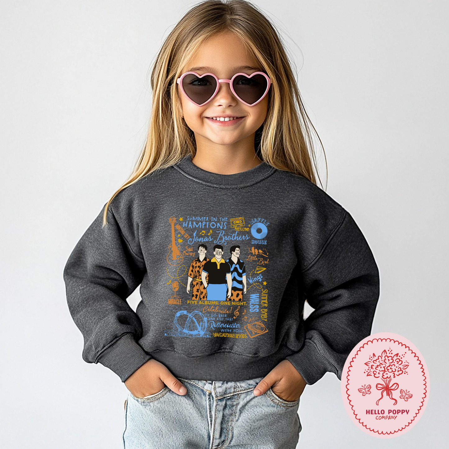 Jonas Brothers The Album Tracklist Crewneck Sweatshirt - Youth