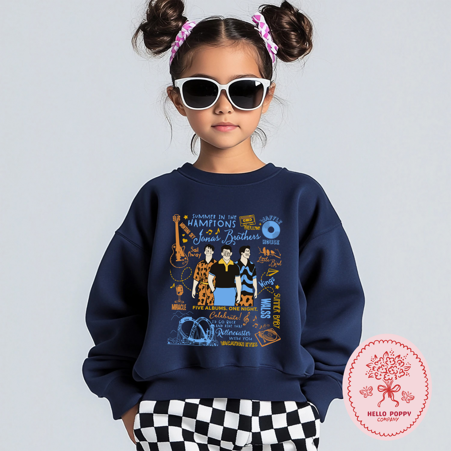 Jonas Brothers The Album Tracklist Crewneck Sweatshirt - Youth