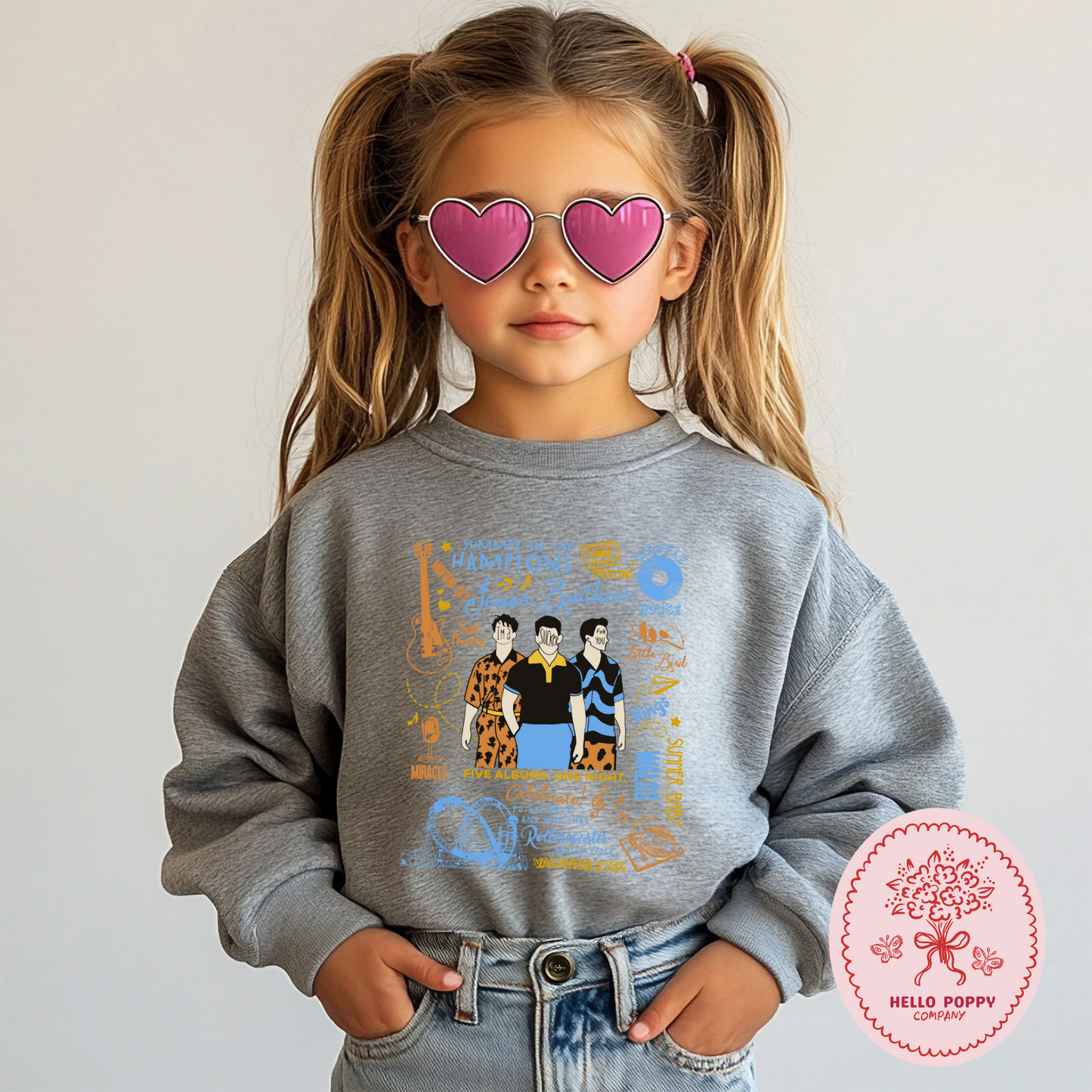 Jonas Brothers The Album Tracklist Crewneck Sweatshirt - Youth