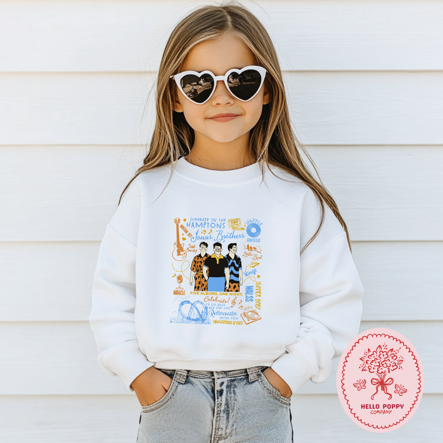 Jonas Brothers The Album Tracklist Crewneck Sweatshirt - Youth
