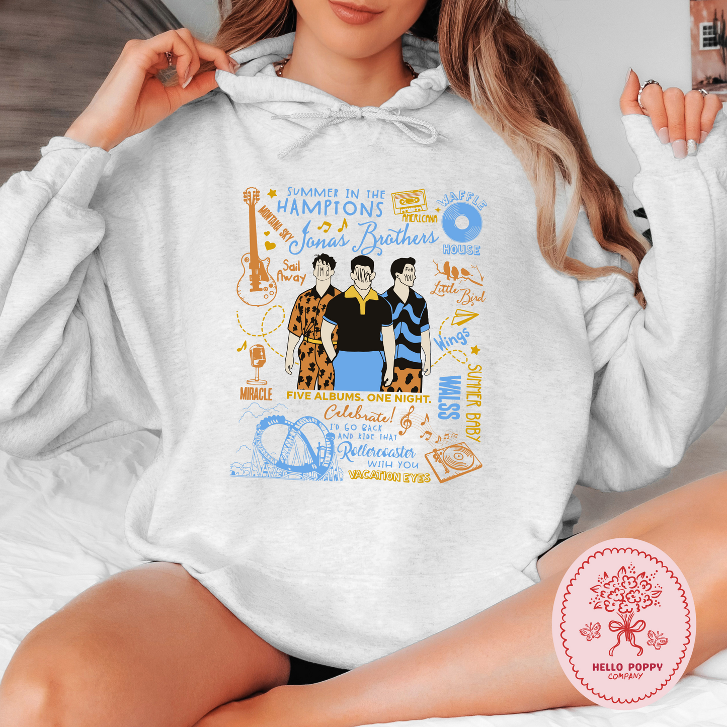Jonas Brothers The Album Track List Hoodie Sweatshirt