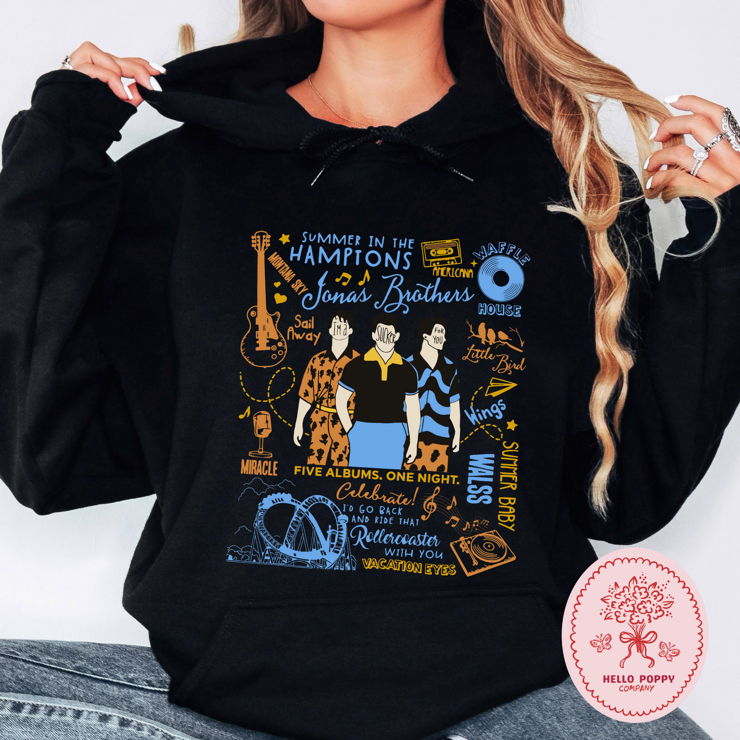 Jonas Brothers The Album Track List Hoodie Sweatshirt