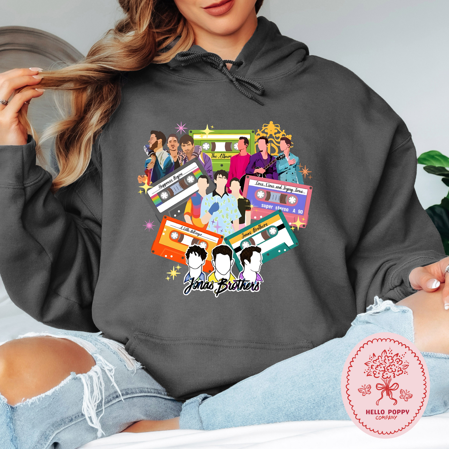 Jonas Brothers Cassette Tapes Hoodie Sweatshirt