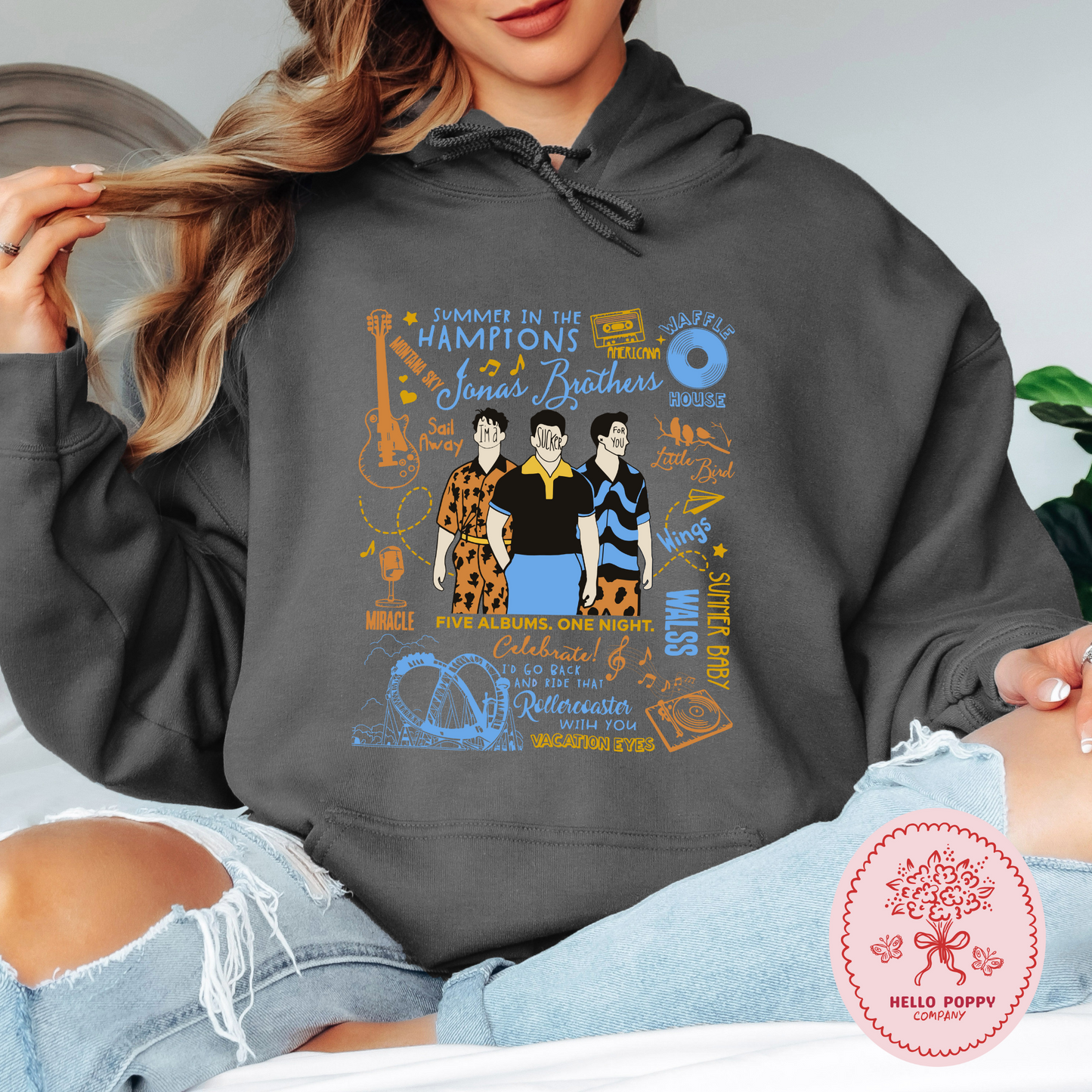 Jonas Brothers The Album Track List Hoodie Sweatshirt