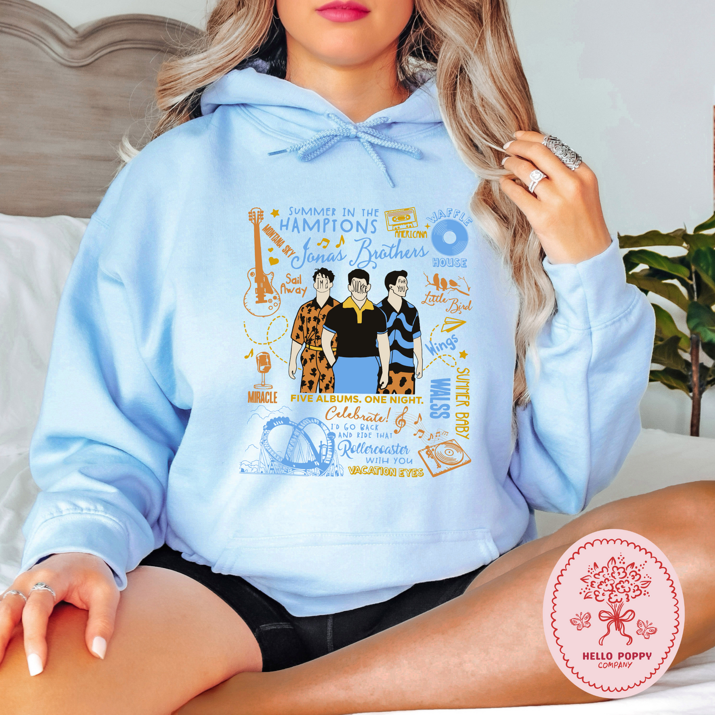 Jonas Brothers The Album Track List Hoodie Sweatshirt