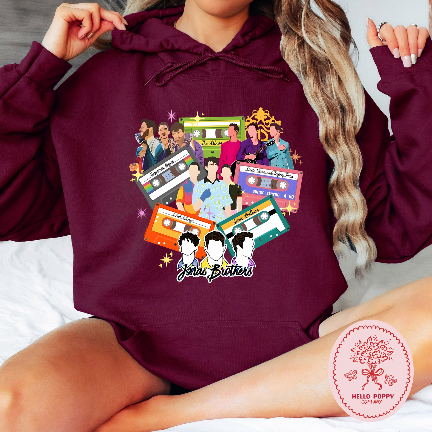 Jonas Brothers Cassette Tapes Hoodie Sweatshirt