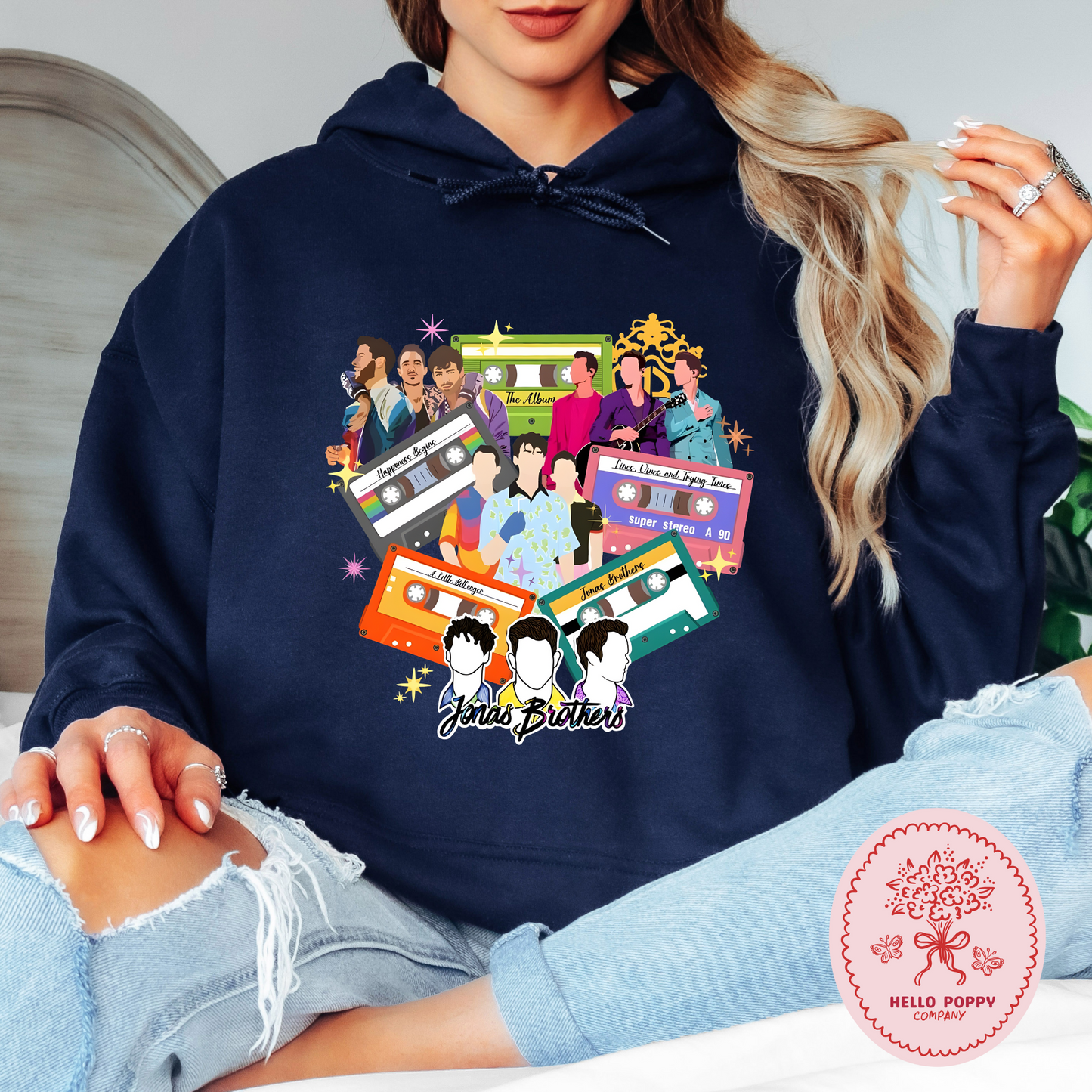 Jonas Brothers Cassette Tapes Hoodie Sweatshirt