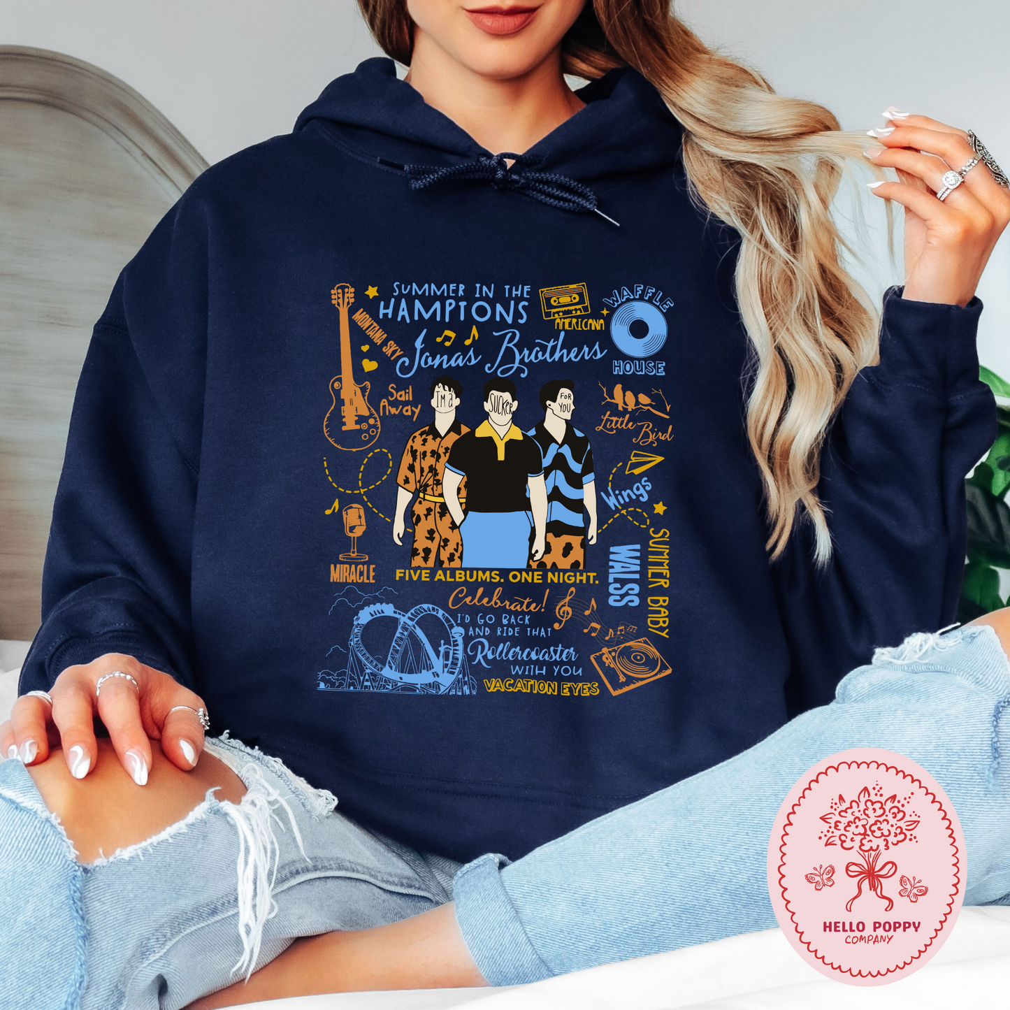 Jonas Brothers The Album Track List Hoodie Sweatshirt