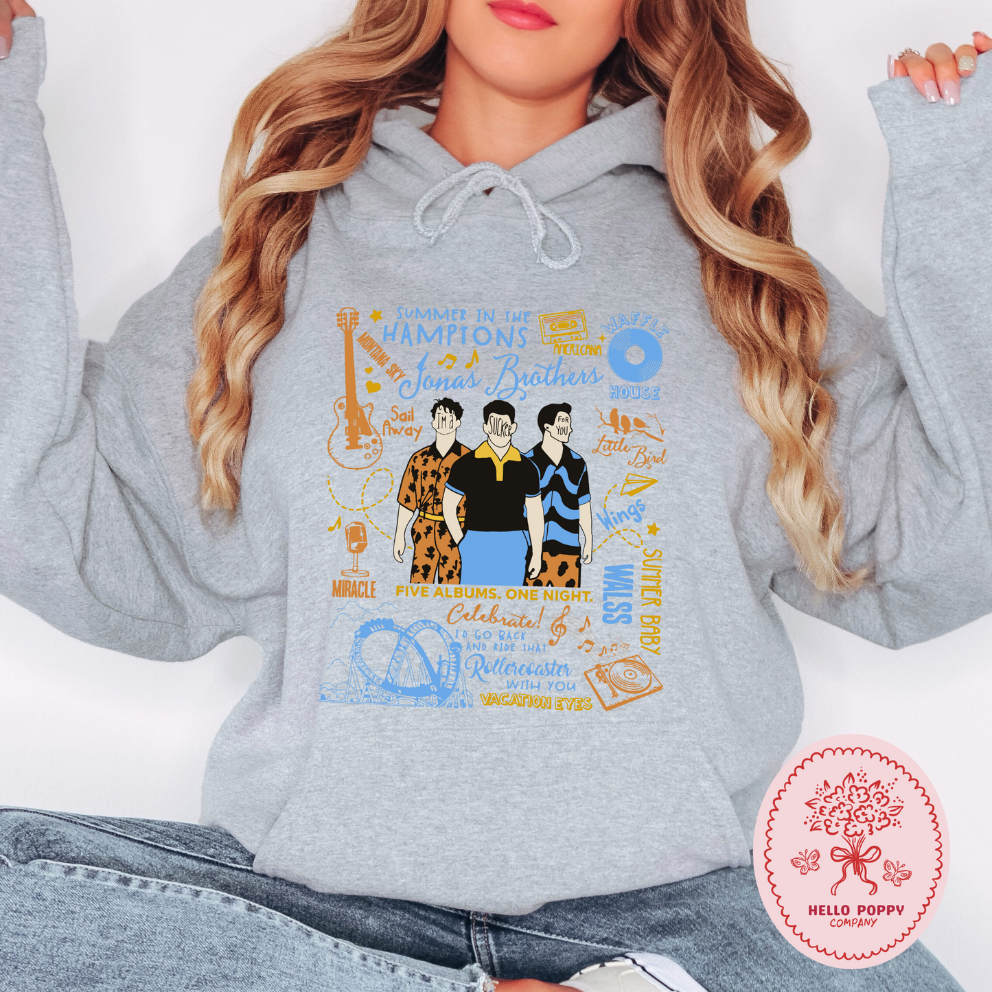 Jonas Brothers The Album Track List Hoodie Sweatshirt