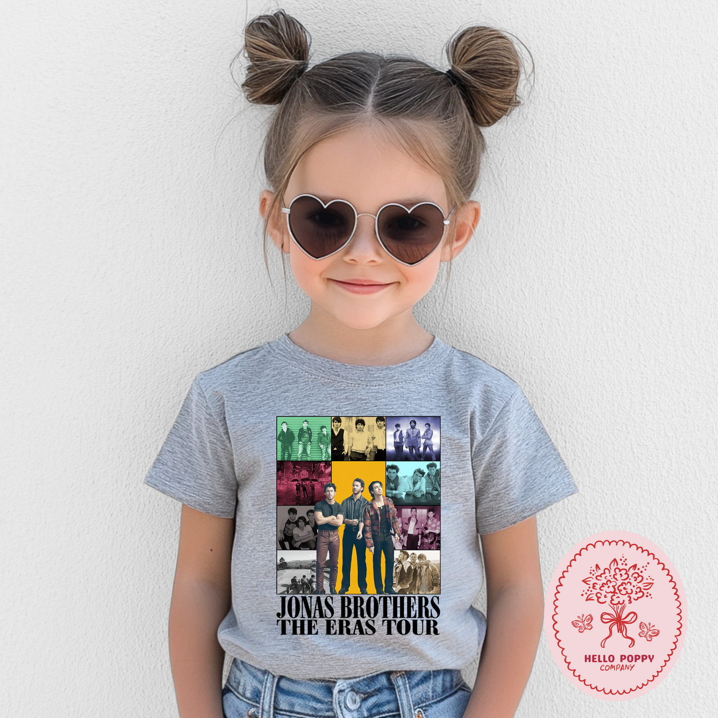 Jonas Brothers The Eras Tour (Black) T-Shirt - Youth