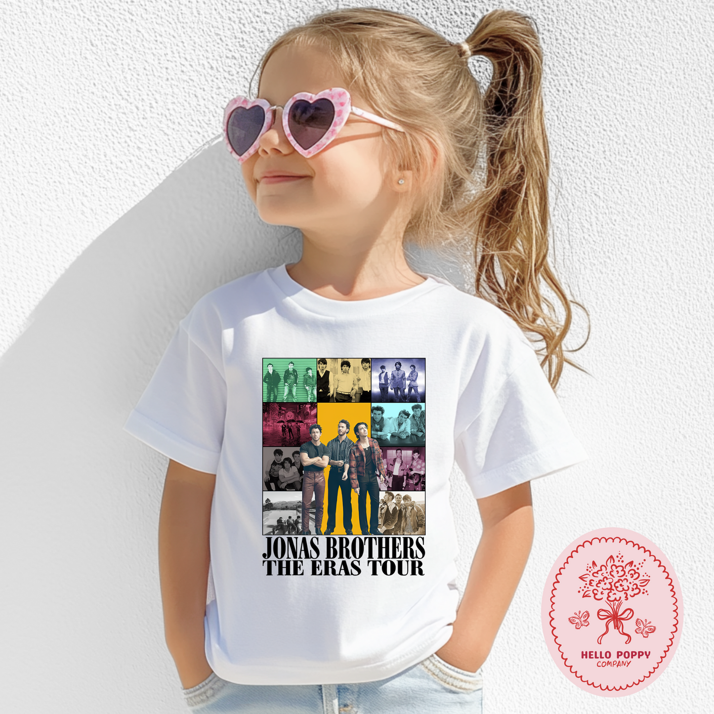 Jonas Brothers The Eras Tour (Black) T-Shirt - Youth