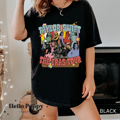 Taylor Swift The Eras Tour Retro Comfort Colors T-Shirt