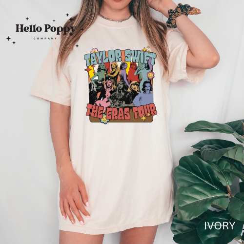 Taylor Swift The Eras Tour Retro Comfort Colors T-Shirt