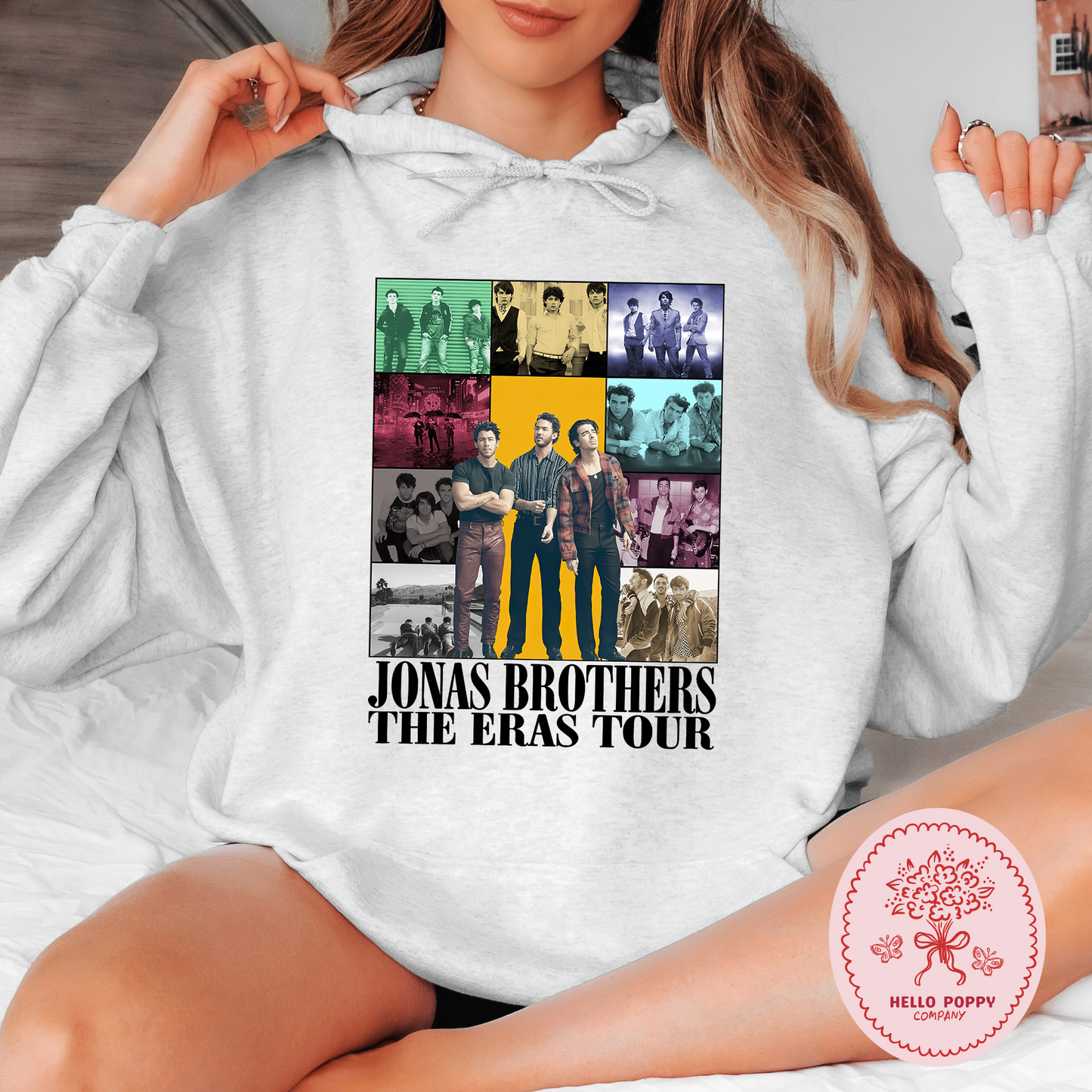 Jonas Brothers The Eras Tour (Black) Hoodie Sweatshirt
