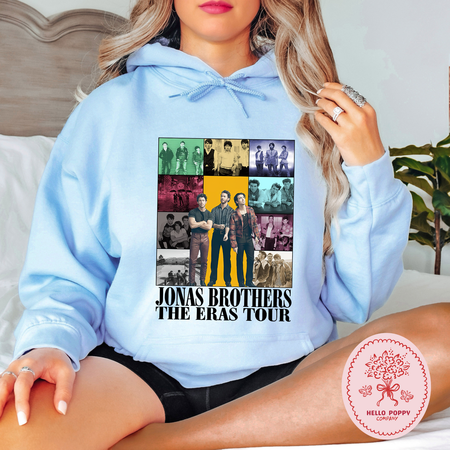 Jonas Brothers The Eras Tour (Black) Hoodie Sweatshirt