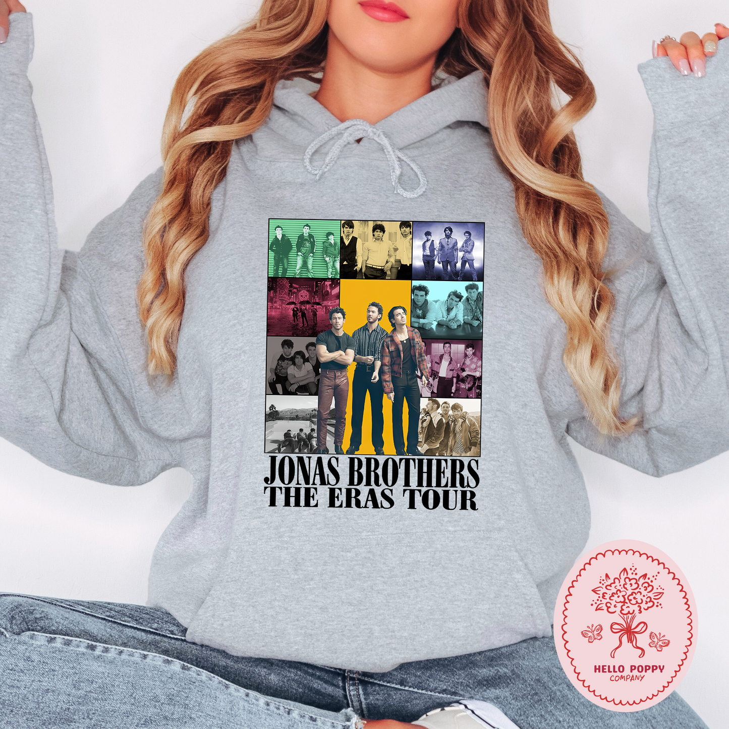Jonas Brothers The Eras Tour (Black) Hoodie Sweatshirt