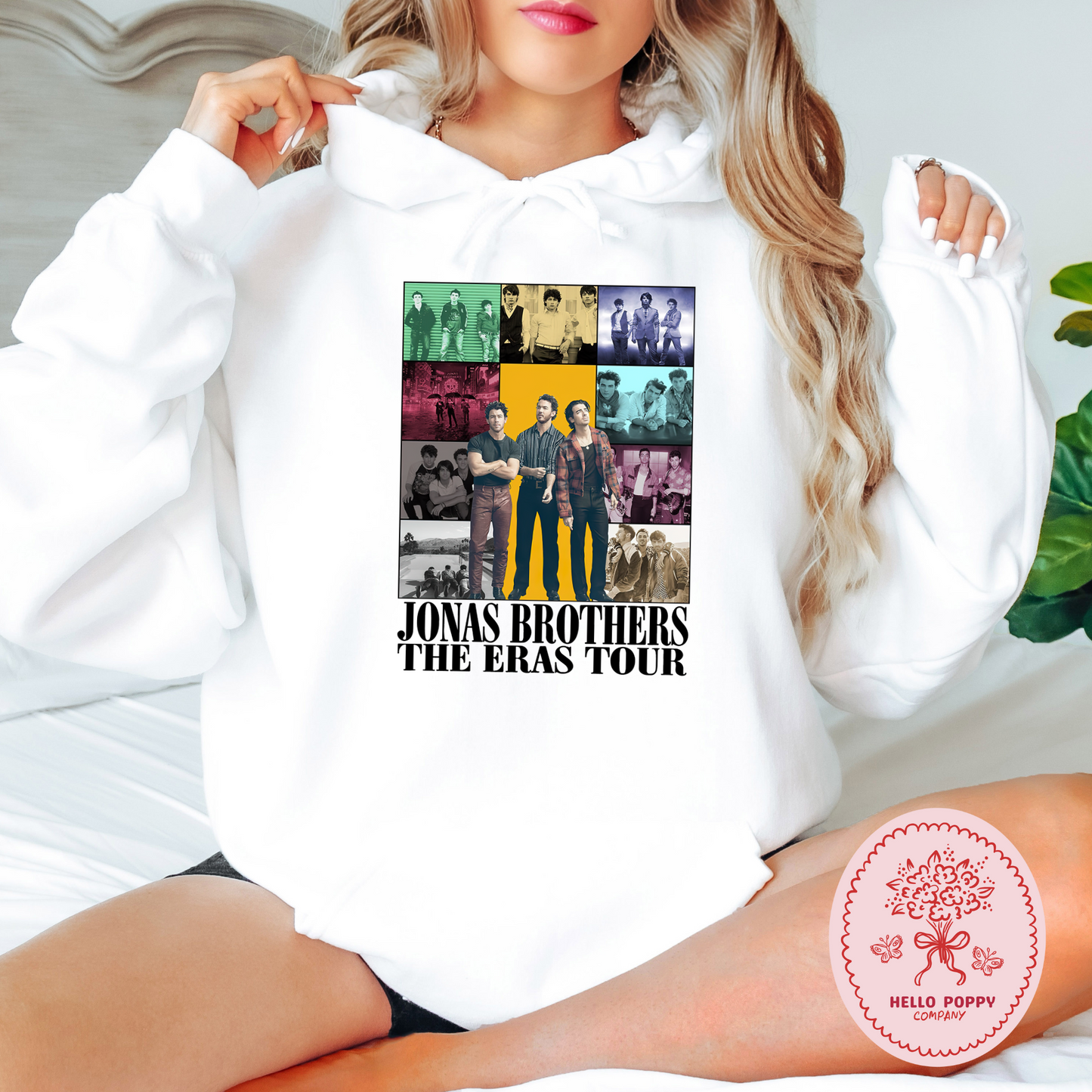 Jonas Brothers The Eras Tour (Black) Hoodie Sweatshirt