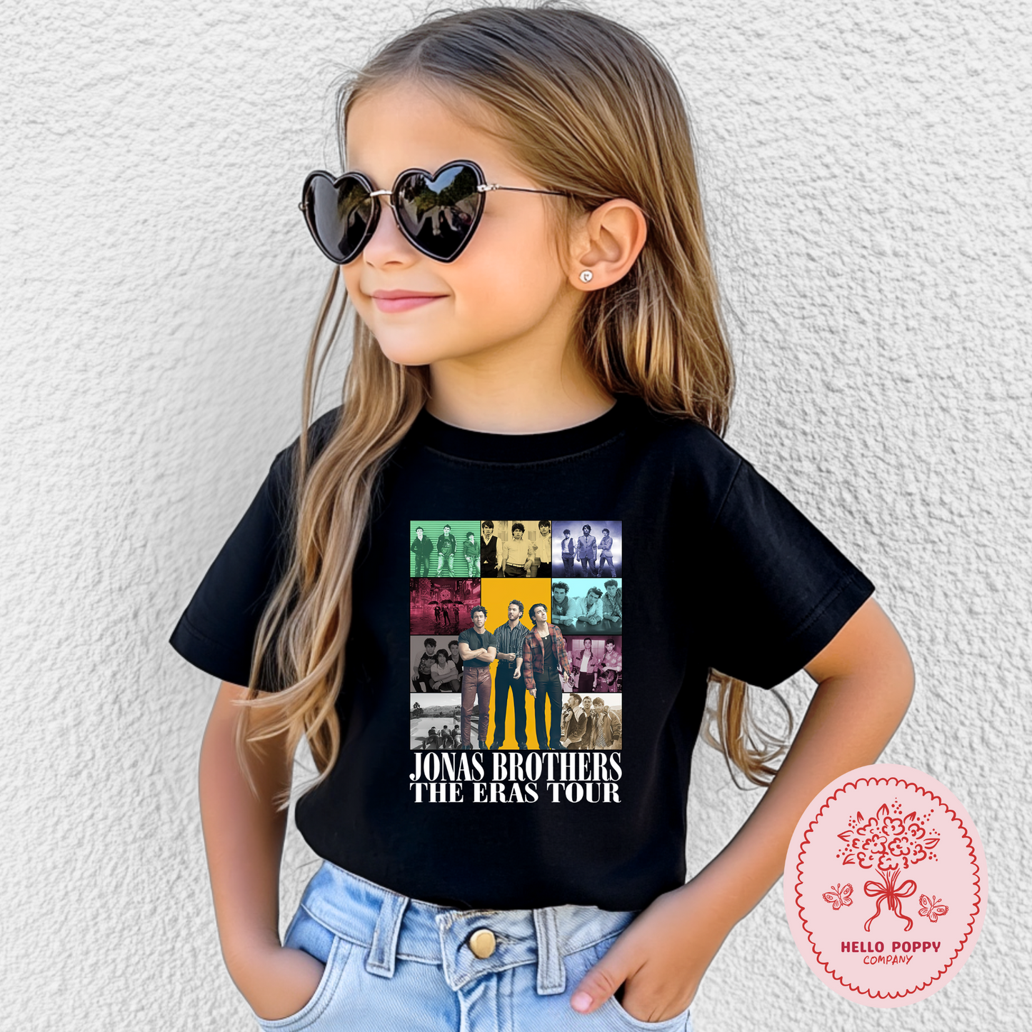 Jonas Brothers The Eras Tour (White) T-Shirt - Youth