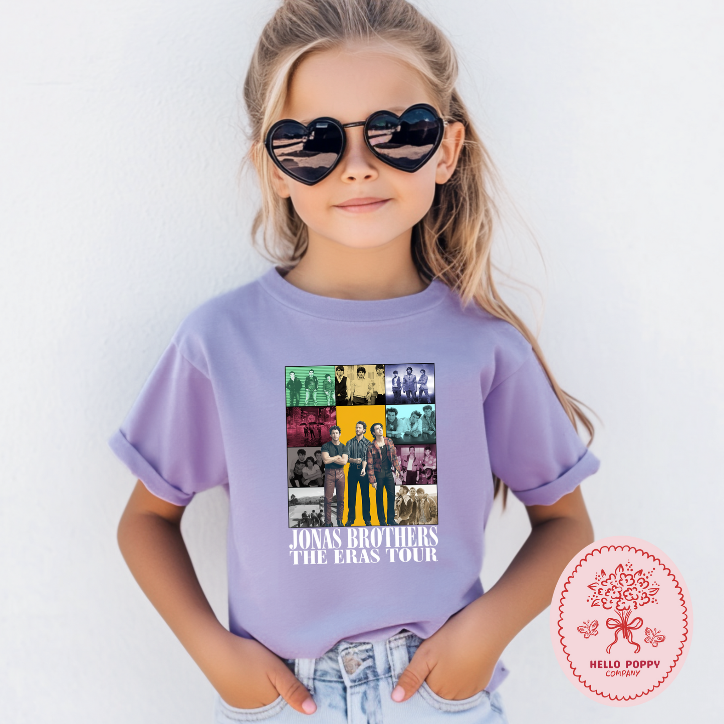 Jonas Brothers The Eras Tour (White) T-Shirt - Youth