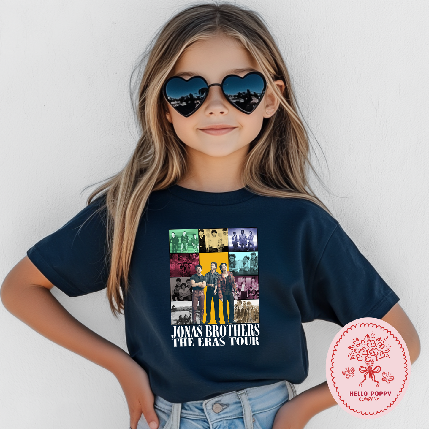 Jonas Brothers The Eras Tour (White) T-Shirt - Youth