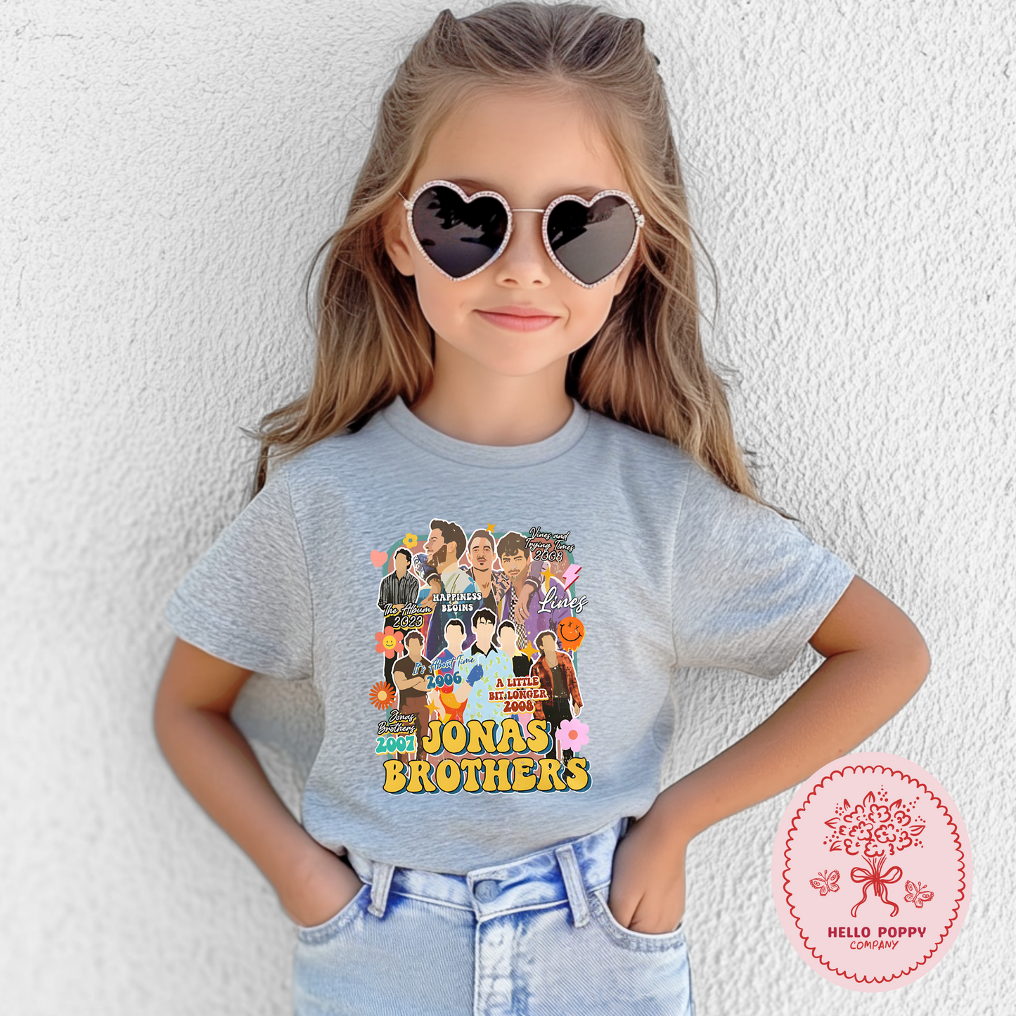 Jonas Brothers Retro Eras Tour T-Shirt - Youth