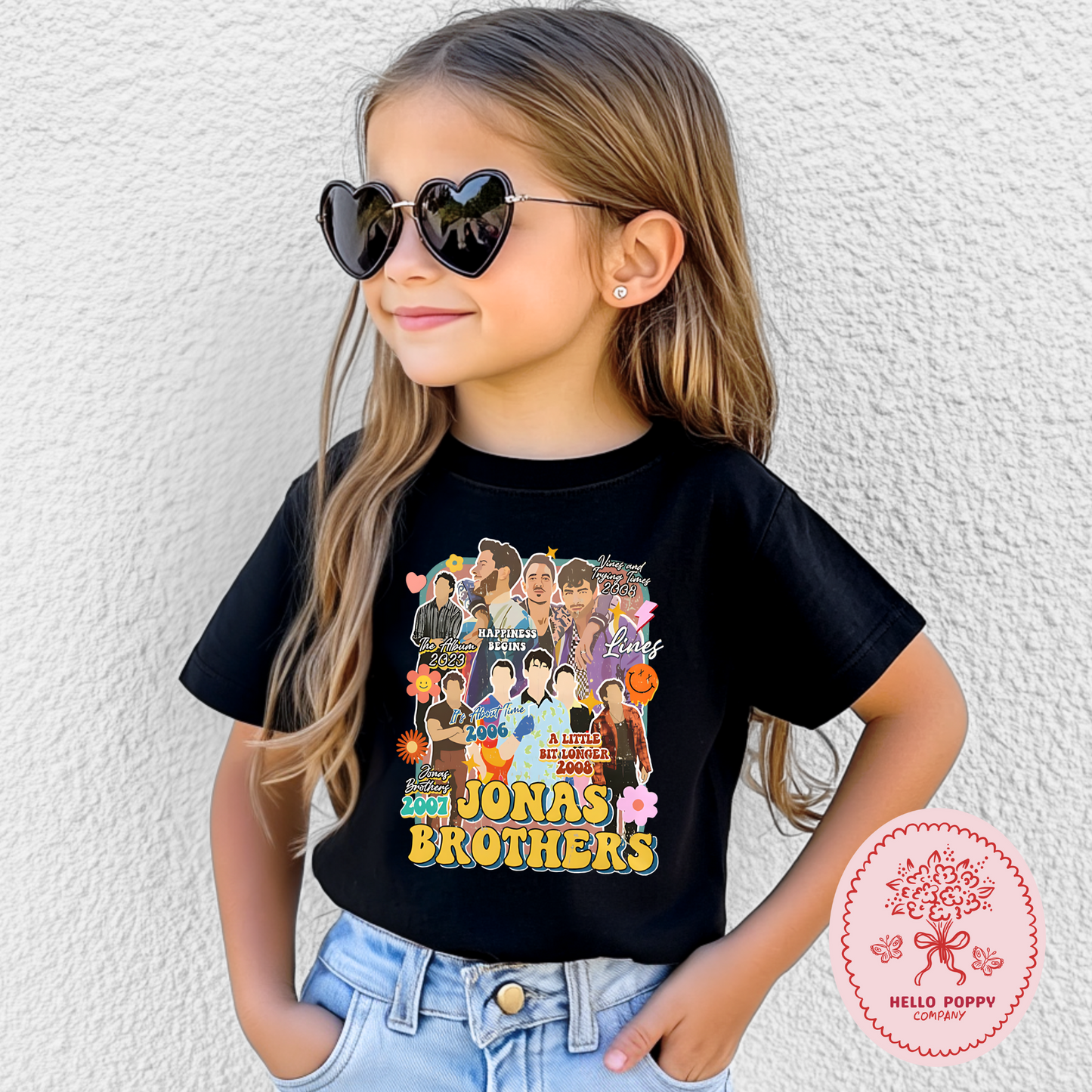 Jonas Brothers Retro Eras Tour T-Shirt - Youth