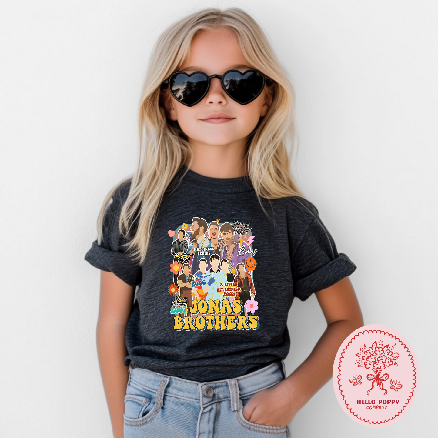 Jonas Brothers Retro Eras Tour T-Shirt - Youth