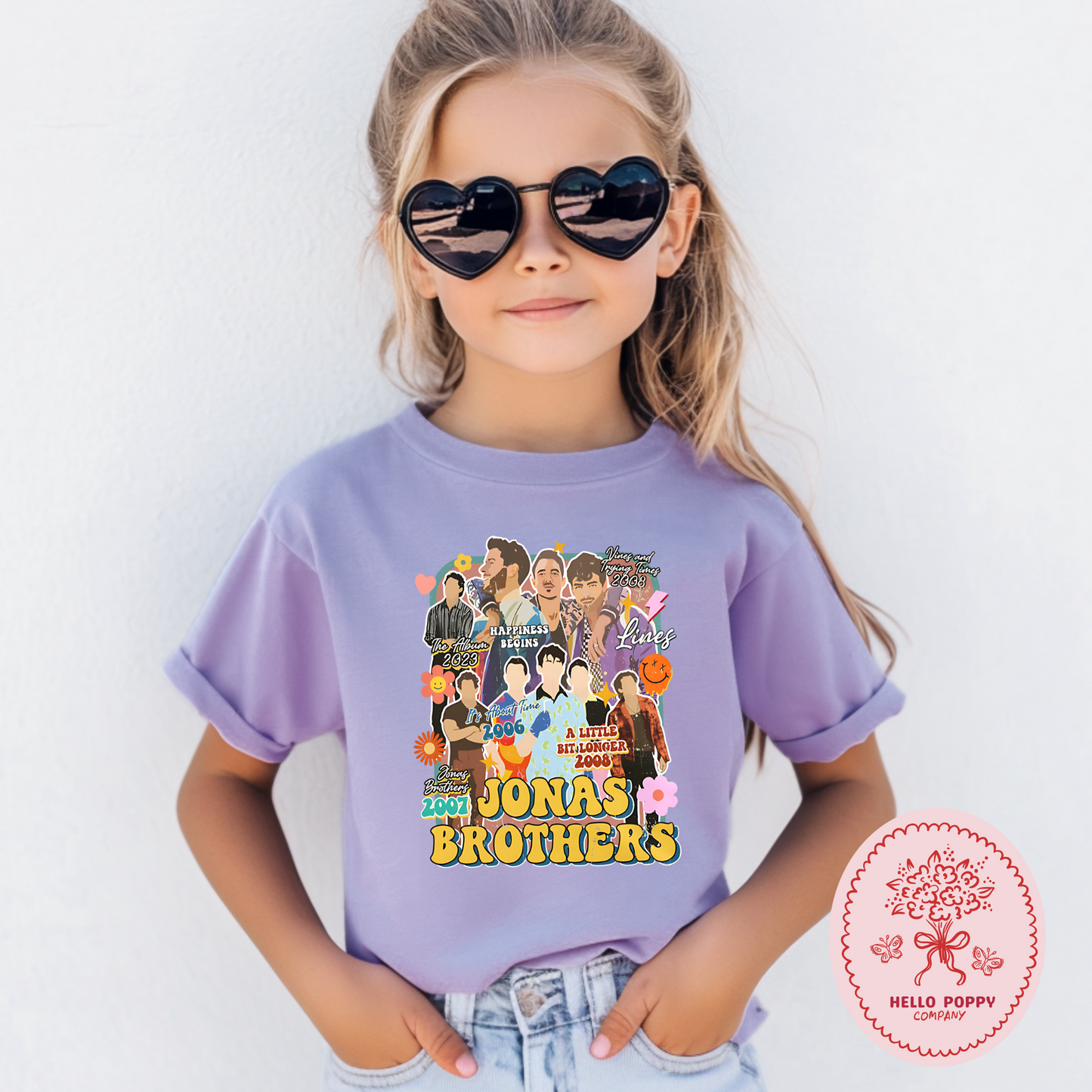 Jonas Brothers Retro Eras Tour T-Shirt - Youth