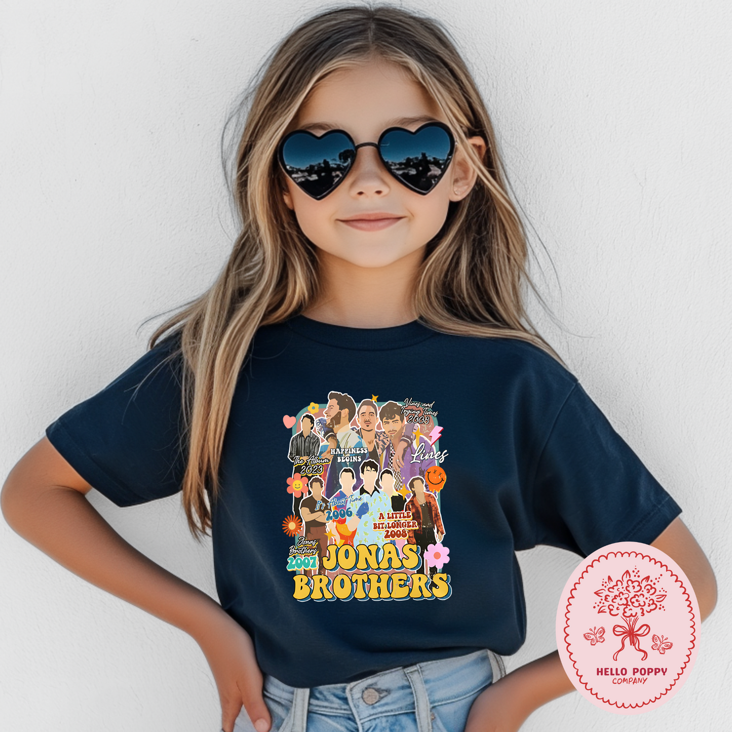 Jonas Brothers Retro Eras Tour T-Shirt - Youth