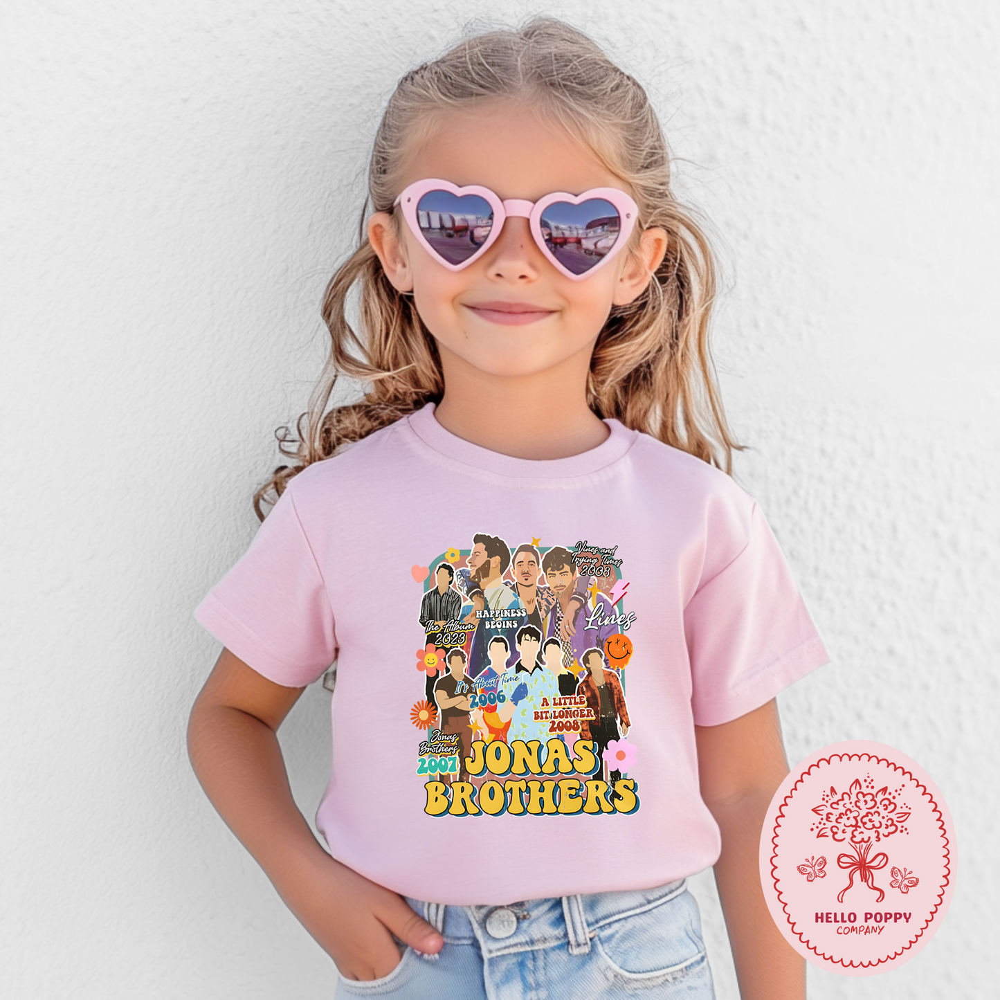 Jonas Brothers Retro Eras Tour T-Shirt - Youth