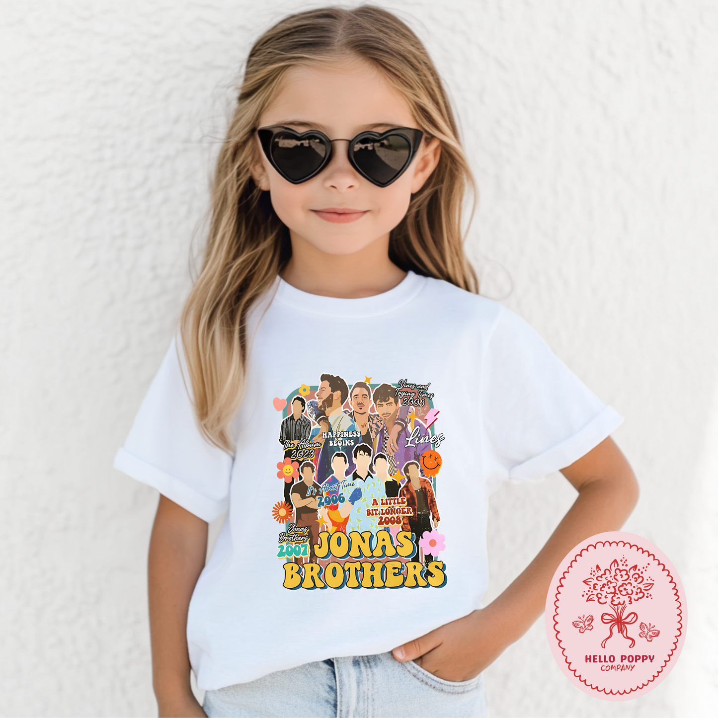 Jonas Brothers Retro Eras Tour T-Shirt - Youth