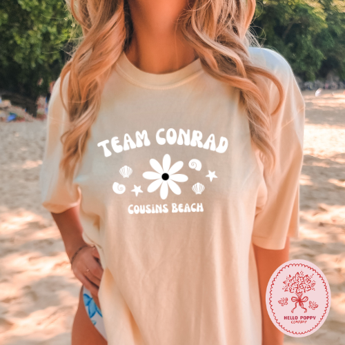 Team Conrad The Summer I Turned Pretty Comfort Colors T-Shirt