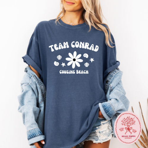 Team Conrad The Summer I Turned Pretty Comfort Colors T-Shirt