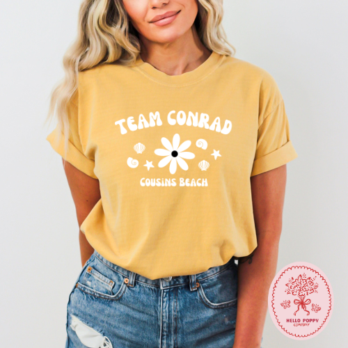 Team Conrad The Summer I Turned Pretty Comfort Colors T-Shirt