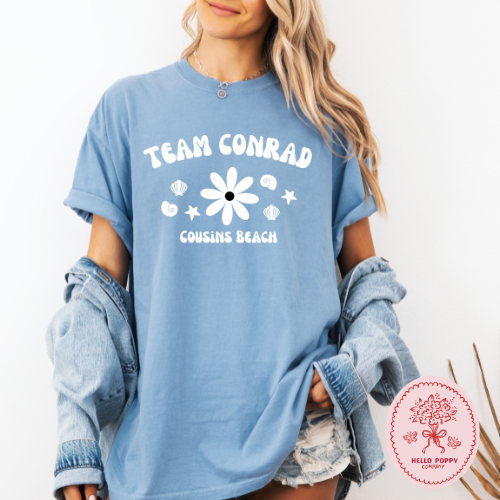 Team Conrad The Summer I Turned Pretty Comfort Colors T-Shirt