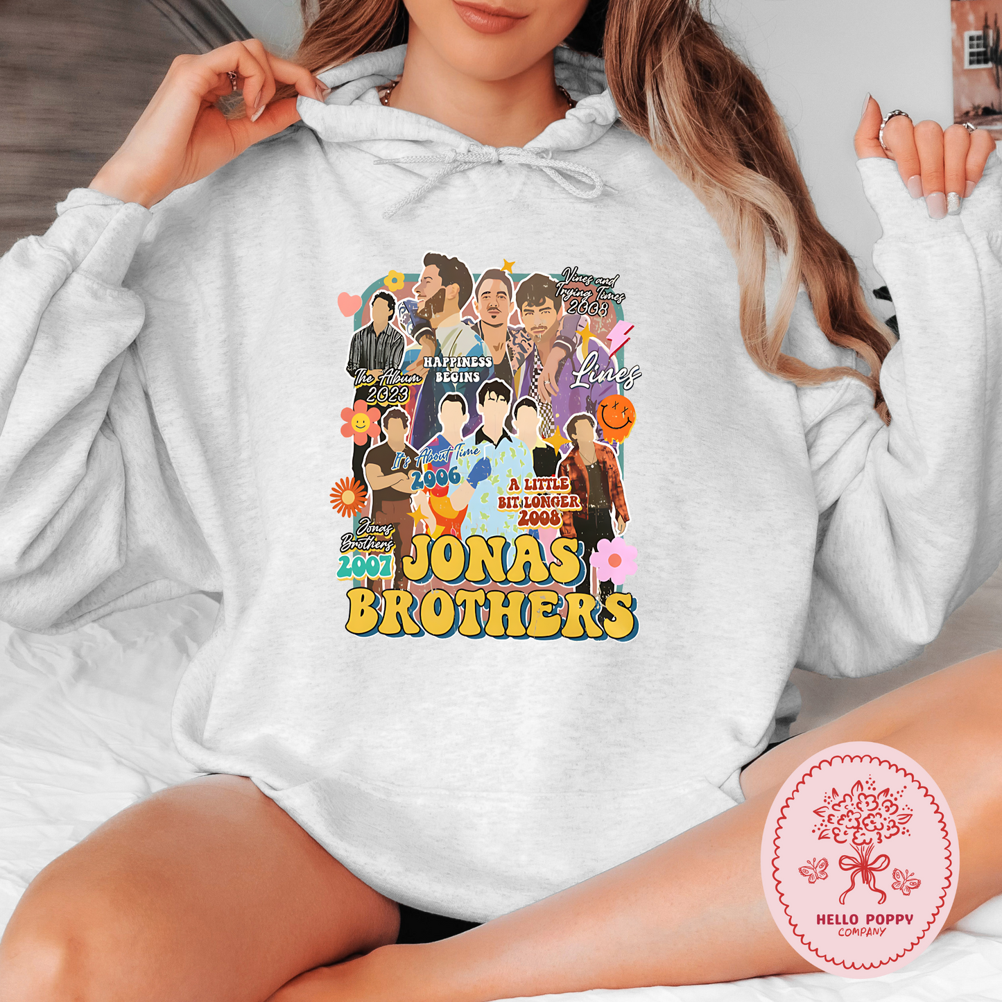 Jonas Brothers Retro Eras Tour Hoodie Sweatshirt