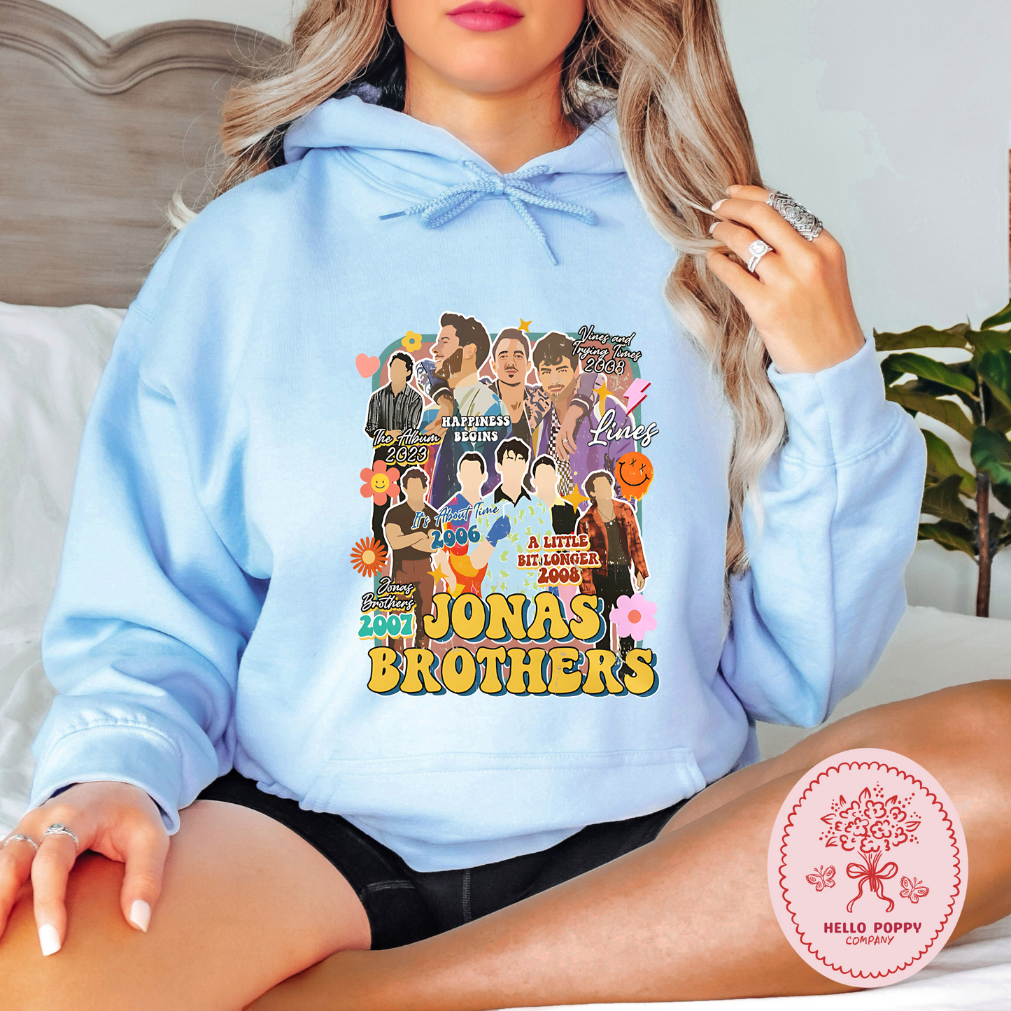 Jonas Brothers Retro Eras Tour Hoodie Sweatshirt
