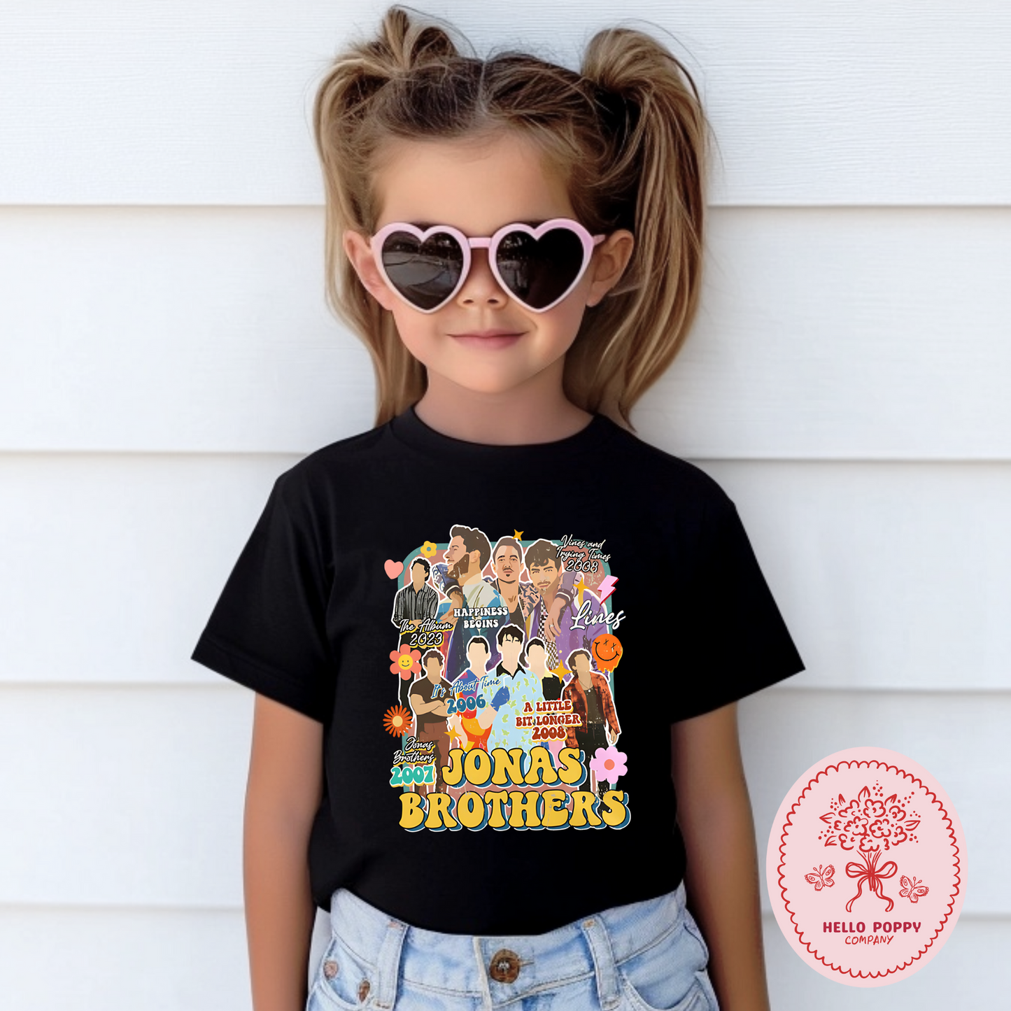 Jonas Brothers Retro Eras Tour T-Shirt - Youth
