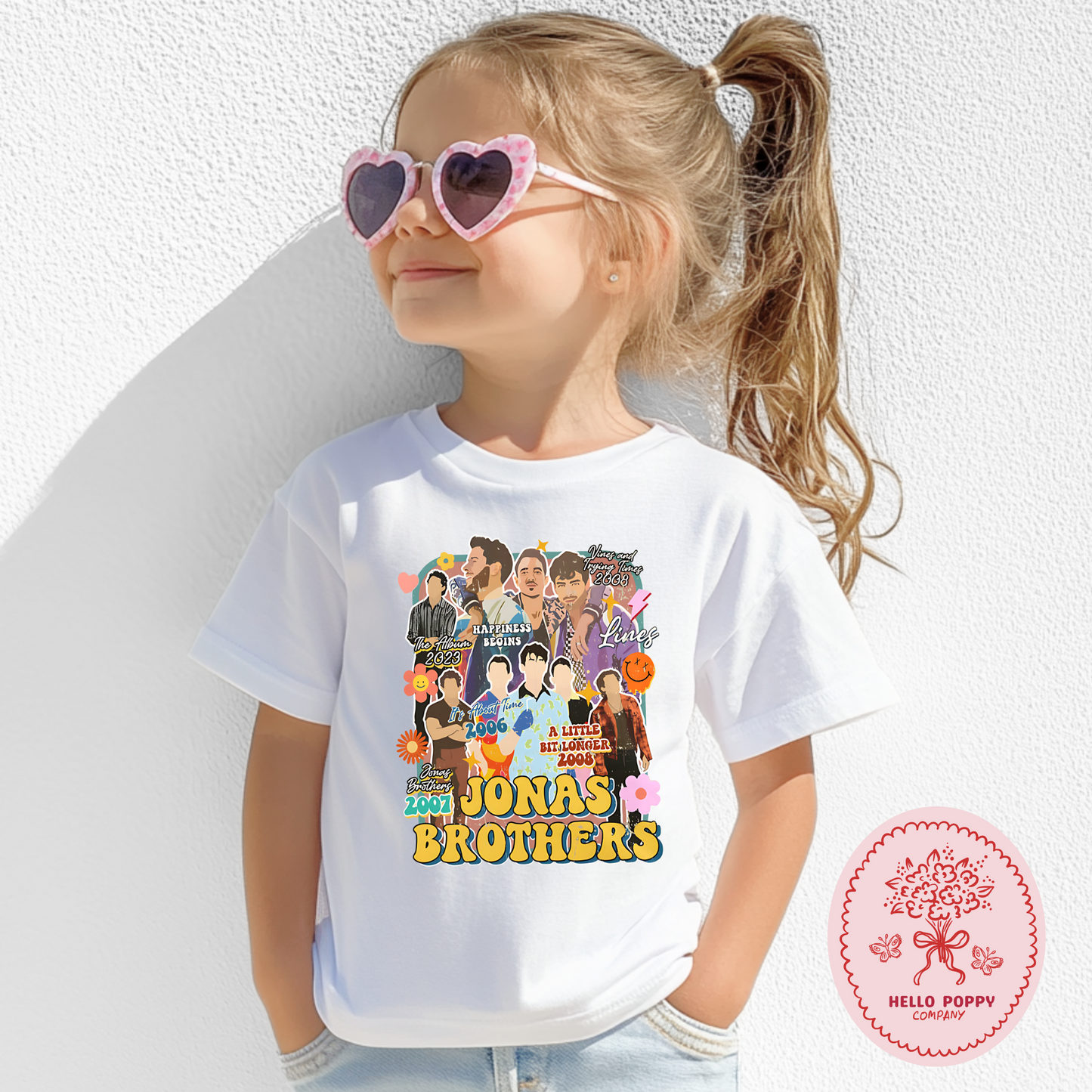 Jonas Brothers Retro Eras Tour T-Shirt - Youth