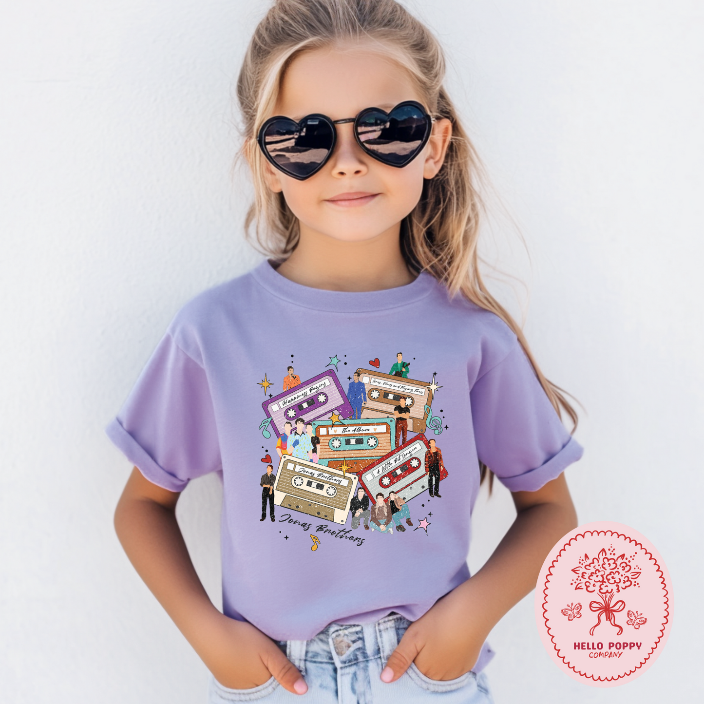 Jonas Brothers Distressed Cassette Tapes T-Shirt - Youth
