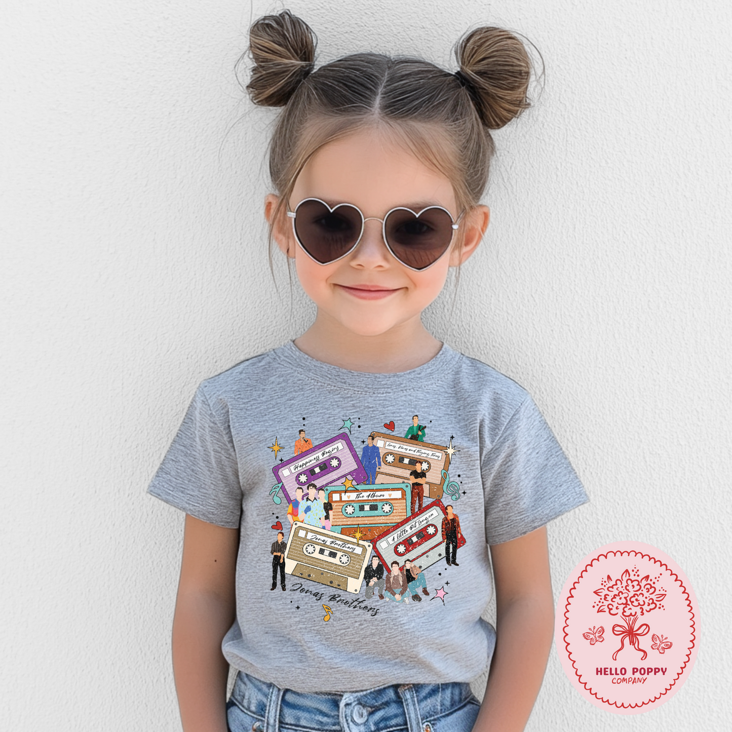 Jonas Brothers Distressed Cassette Tapes T-Shirt - Youth