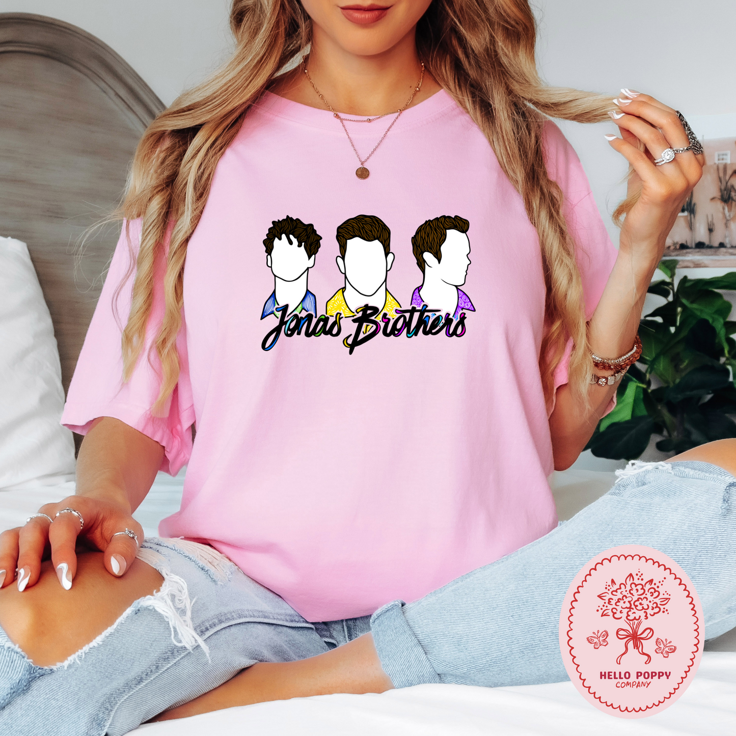 Jonas Brothers Silhouettes Comfort Colors T-Shirt