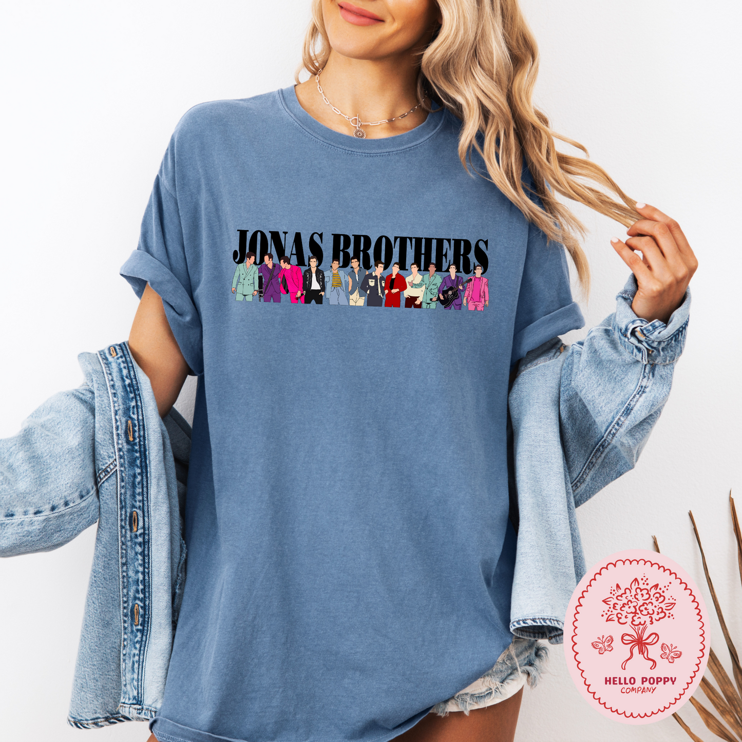 Jonas Brothers Happiness Begins Silhouettes Comfort Colors T-Shirt