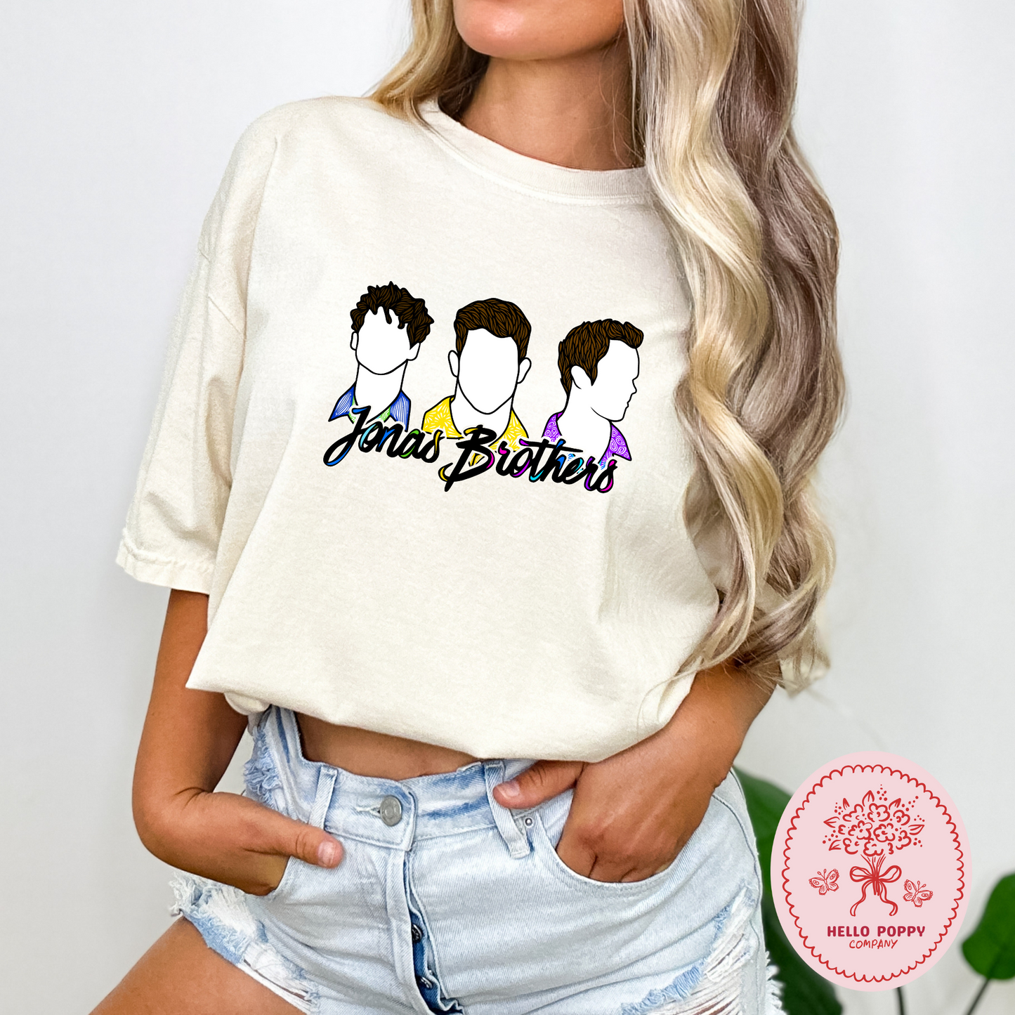 Jonas Brothers Silhouettes Comfort Colors T-Shirt