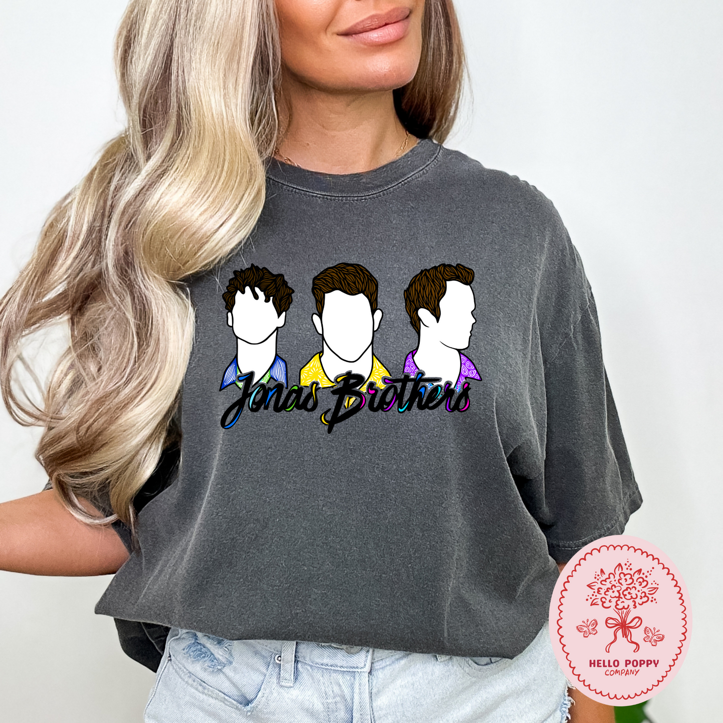Jonas Brothers Silhouettes Comfort Colors T-Shirt