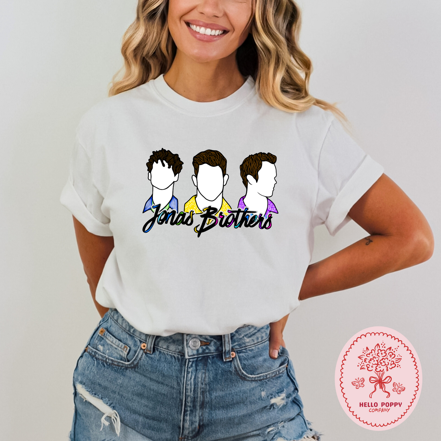 Jonas Brothers Silhouettes Comfort Colors T-Shirt