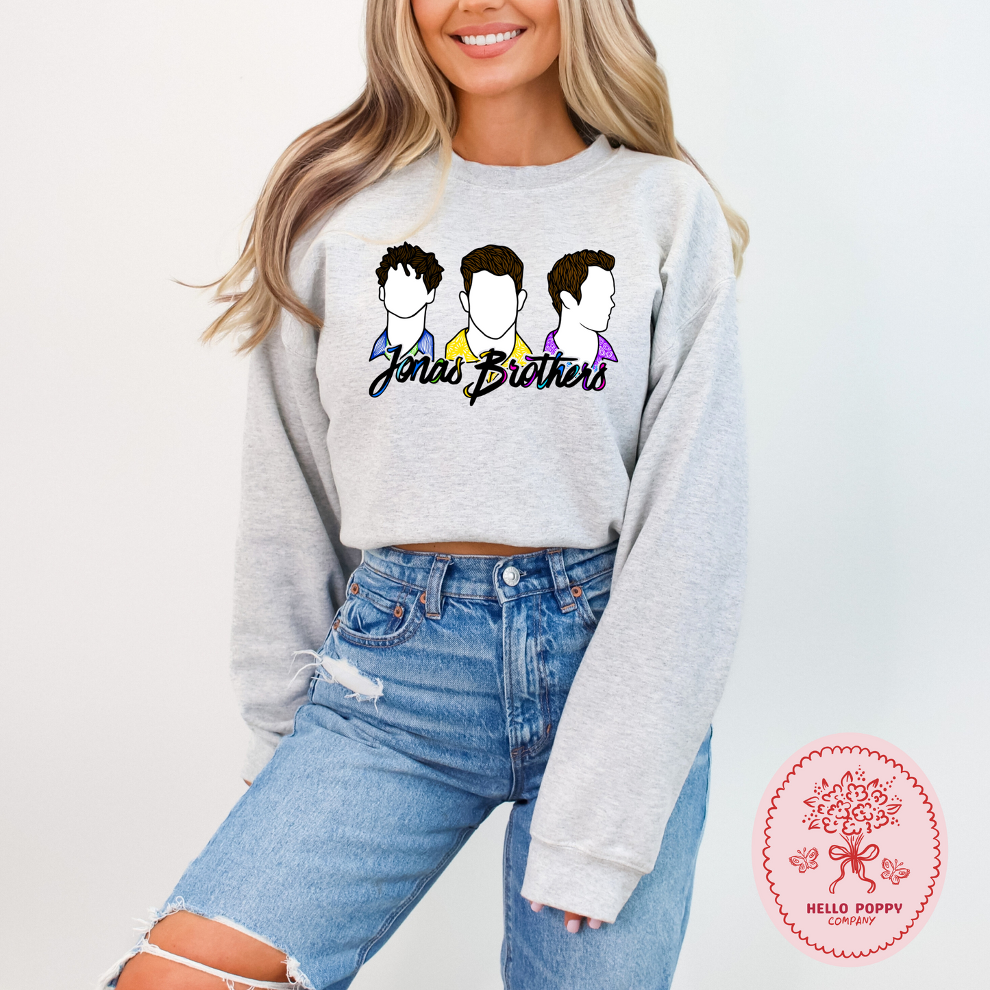 Jonas Brothers Silhouettes Crewneck Sweatshirt